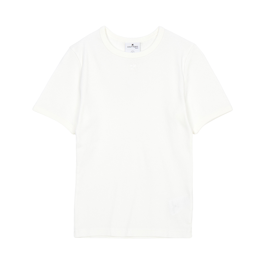 꾸레쥬 여성 반팔티셔츠 125JTS017JS0203 HERITAGE WHITE