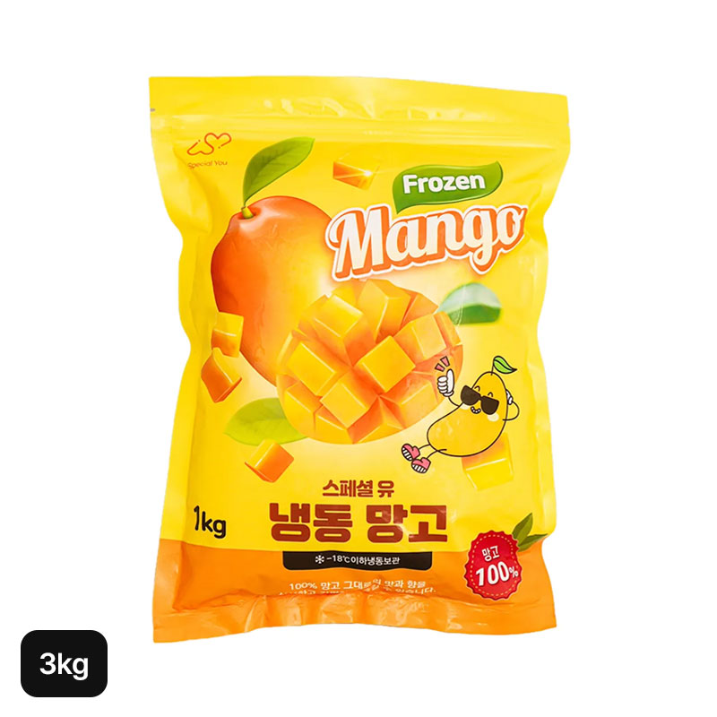 스페셜 유 냉동 망고 100% 3kg(1kgx3)구매 후 3천원 적립