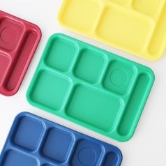 1+1 캠브로 다이어트 식판 어린이 트레이 4컬러