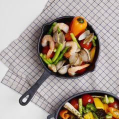 무쇠 주물팬 철판 무광 편수 스테이크팬