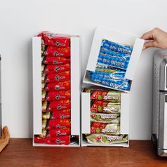 롬스토리지 캐비슈 라면 보관함 라면정리함 주방 팬트리 냉장고 수납함
