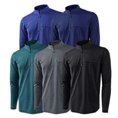 제이케이 국산 카치온원단 남성 여름 집업 기능성 냉감 등산복 긴팔 티셔츠