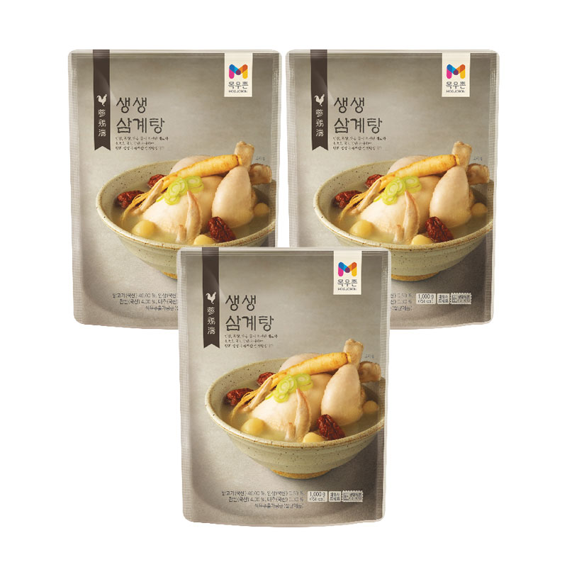 목우촌 생생 삼계탕 1kgX3팩구매 후 3천원 적립 2