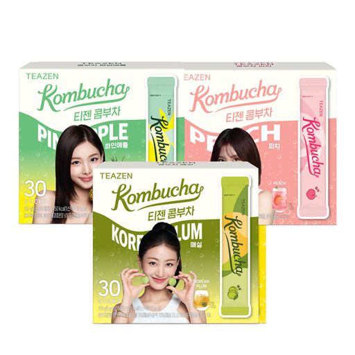 티젠 콤부차 인기3종 혼합 30스틱X3박스(피치/매실/파인애플)구매 후 3천원 적립