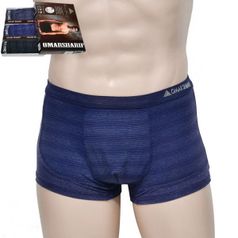 통기성이 뛰어난 세련된 스트라이프 남성 드로즈 3매입