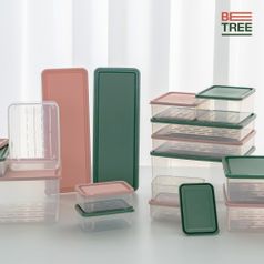 비트리 시즌2 부드럽게 휘어지는 냉동실 냉장고 정리용기 10종 세트