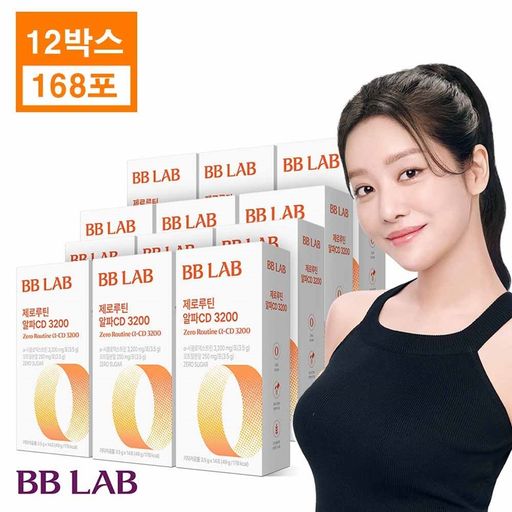 뉴트리원 비비랩 제로루틴 알파CD 알파시클로덱스트린 3200 12박스5%쿠폰+구매 후 3천원 적립
