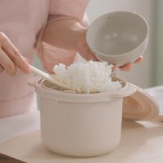 칼로픽 저당밥솥 다이어트 당뇨 전자레인지용 미니밥솥 캠핑밥솥