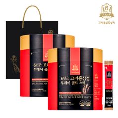 고려홍삼중앙회 6년근고려홍삼정 투데이골드스틱 100포 x 2통+쇼핑백 포함
