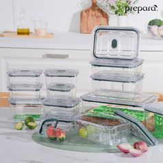 프리파라 브루클린 밀폐용기 12종 세트(220mlX2+460mlX4+1000mlX2+1500mlX2+2200ml)5%쿠폰+구매 후 2천원 적립