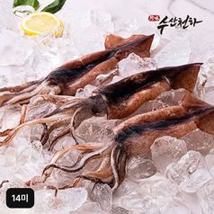 (방송에서만 2팩 더)수산천하 더 커진 국내산 손질 통오징어 14미