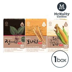 맥널티 티브루 옥수수수염차/보리차/헛개차 진액 액상스틱 1박스 (10ml x 30개입)