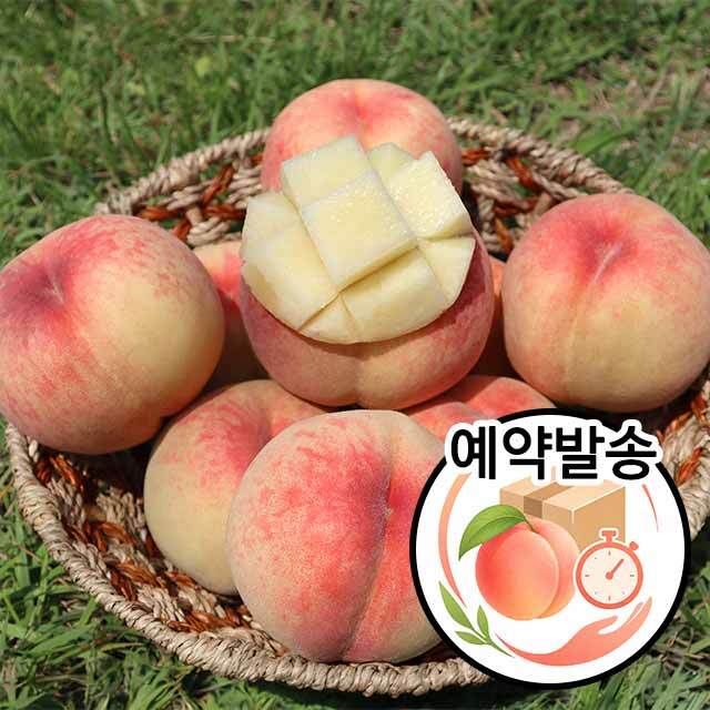 장호원 햇사레 복숭아 백도복숭아 4kg (7-9과)