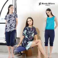 몬테밀라노 썸머 셋업 3종 (상의2종+하의1종) 5%쿠폰+구매 후 2천원 적립