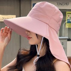 텐제로 여성 넒은 챙으로 커버력이 좋은 버킷햇 햇빛차단 벙거지 모자