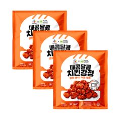 CJ프레시웨이 X프랭크버거_매콤달콤치킨강정500g x 3개