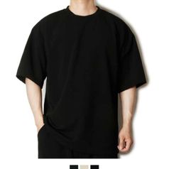 오버핏 남자반팔 국내생산