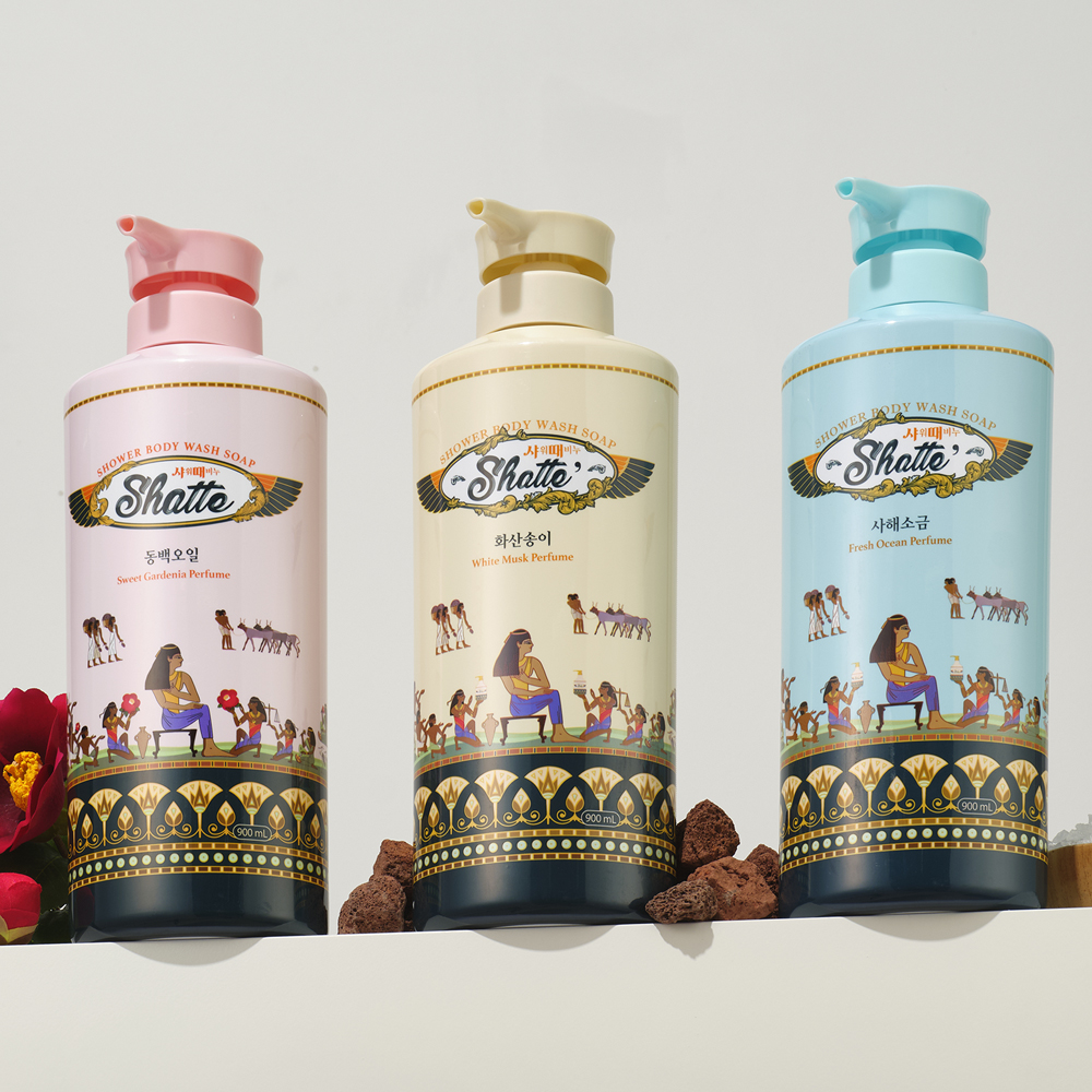 무궁화 샤워때비누 900ml 3종(사해+화산+동백)