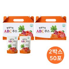 정성가득 ABC주스 2박스(50포)5%쿠폰+구매 후 3천원 적립