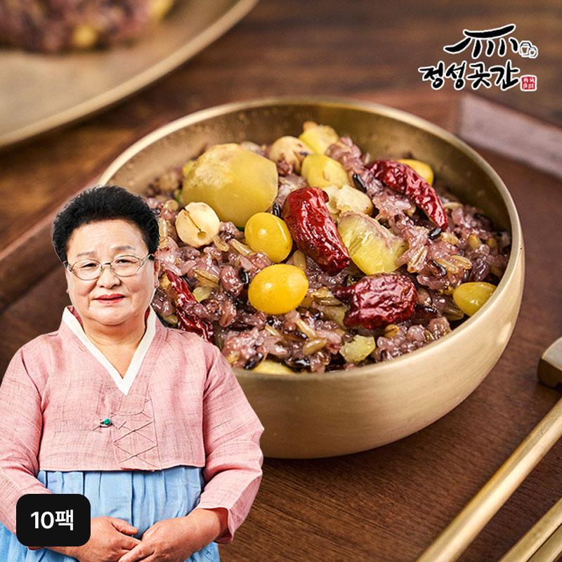 정성곳간 전통 수제 영양밥 120gX10팩5%쿠폰+구매 후 3천원 적립