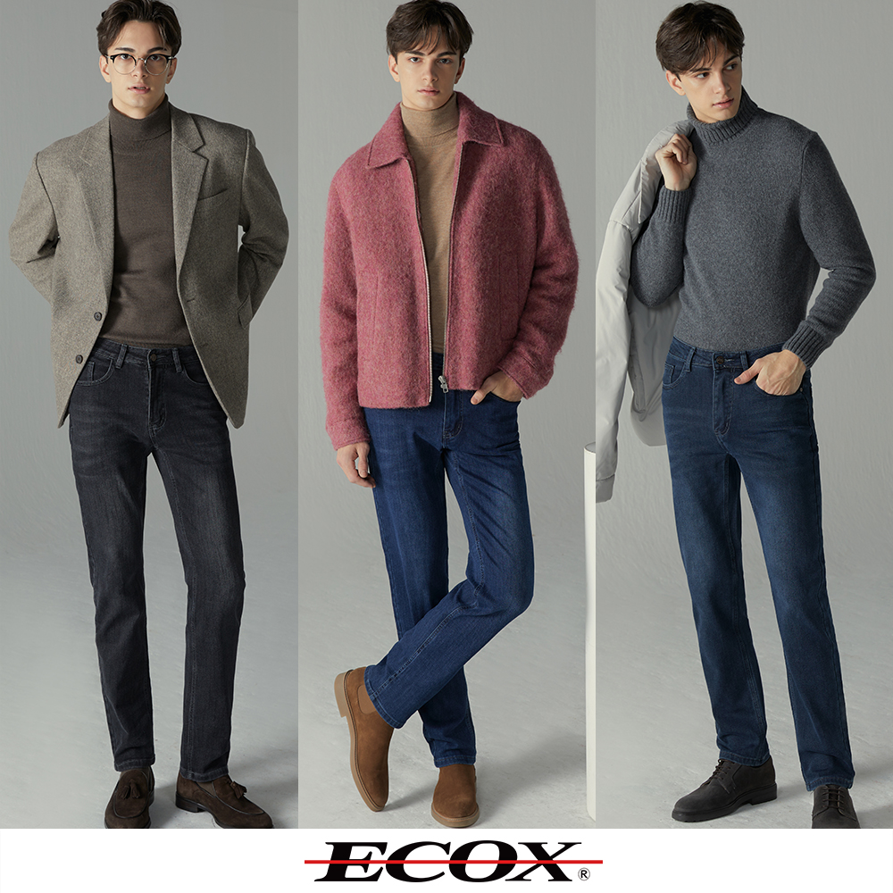 에콕스 남성 기모 데님 3종  구매 후 3천원 적립