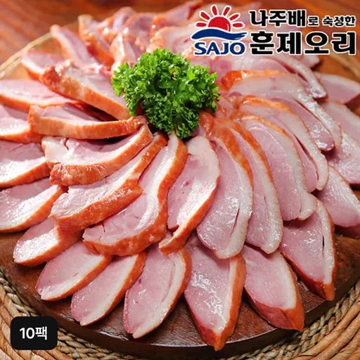 사조 숙성 훈제오리 180gX10팩5%쿠폰+구매 후 3천원 적립