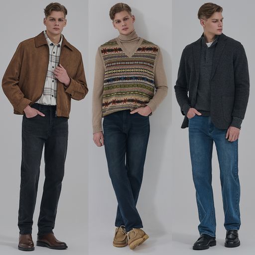 뱅뱅 남성 25F/W 라이크라 기모 데님팬츠 3종구매 후 5% 적립