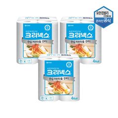 크리넥스 KLX 안심 클래식 키친타올 150매 4롤 X 3팩 03229