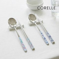 코렐 코디네이츠 수저세트 1벌 / 백합 블루베리