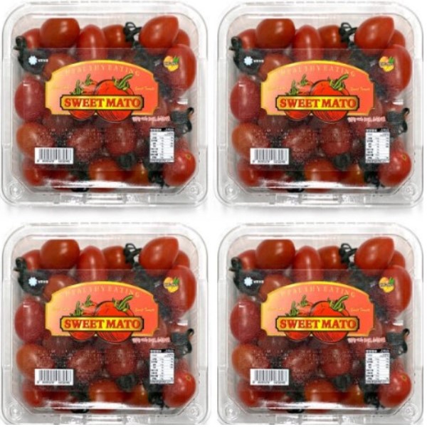 망고향 스테비아 대추방울토마토 레드 스윗마토 2kg (500g x 4팩)