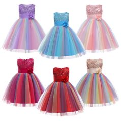 (대여) 레인보우 메쉬 공주 드레스(6color) 교복 학