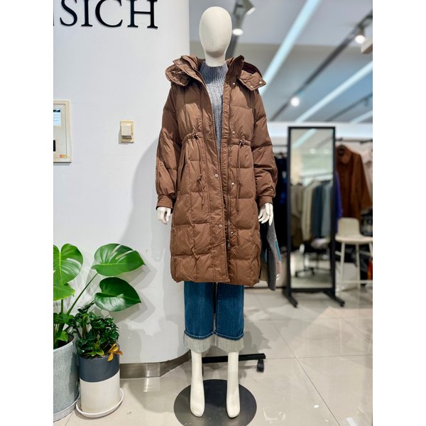 [갤러리아] 갤러리아백화점안지크(25F/W)경량패딩 날씬해보이는패딩 경량롱패딩(AJ4DW5210)
