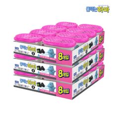 물먹는 하마 옷장용 참숯 제습제 8입 x3개