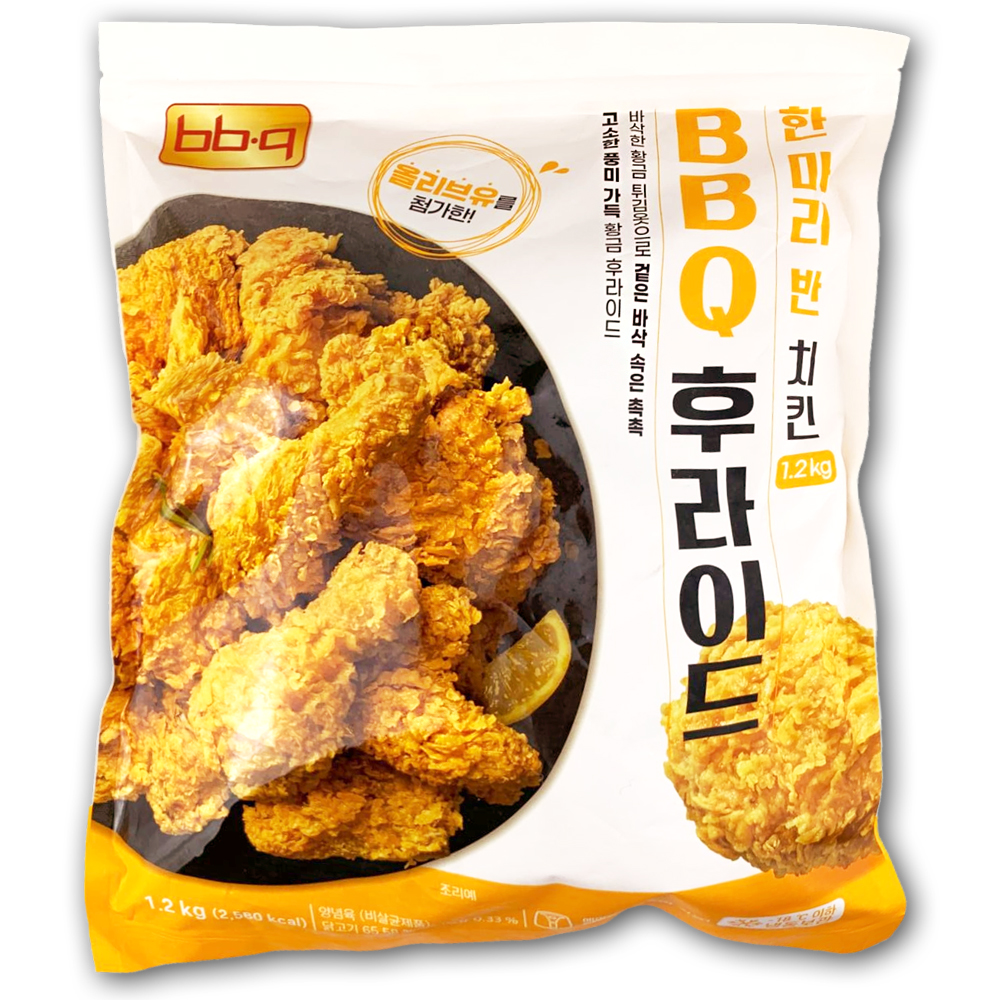 (주)체리푸드 코스트코 BBQ 후라이드 한마리반 치킨 1.2kg 국내산 닭
