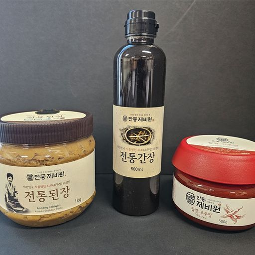 안동제비원 전통된장 1kg+고추장 500g+간장 500ml구매 후 3천원 적립