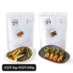 조선호텔 갓김치 1kg+파김치 500g구매 후 3천원 적립