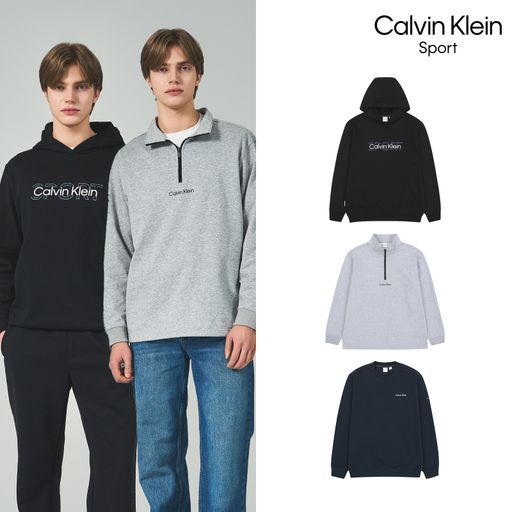 CK스포츠 26SS 남성 에센셜 스웻셔츠 3종세트5%쿠폰+구매 후 5% 적립