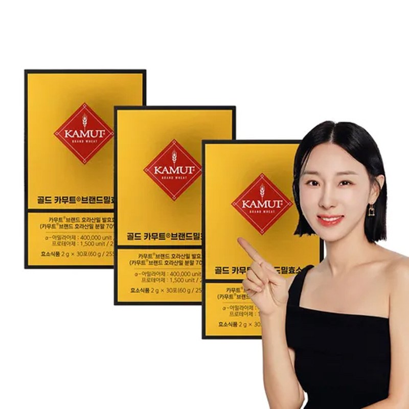 골드 카무트®브랜드밀효소G 3박스5%쿠폰+구매 후 3천원 적립 2