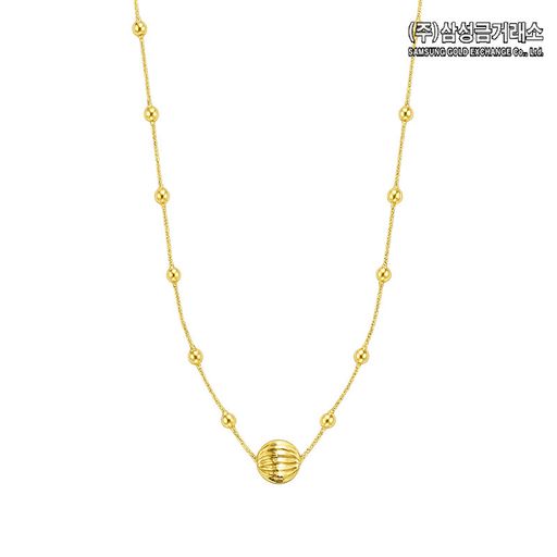 (주)삼성금거래소 24K 순금 볼 목걸이 13g5%쿠폰+구매 후 5% 적립