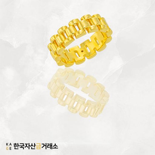 한국자산금거래소 KAGE 24K 순금 로얄링크 반지5%쿠폰+구매 후 3천원 적립
