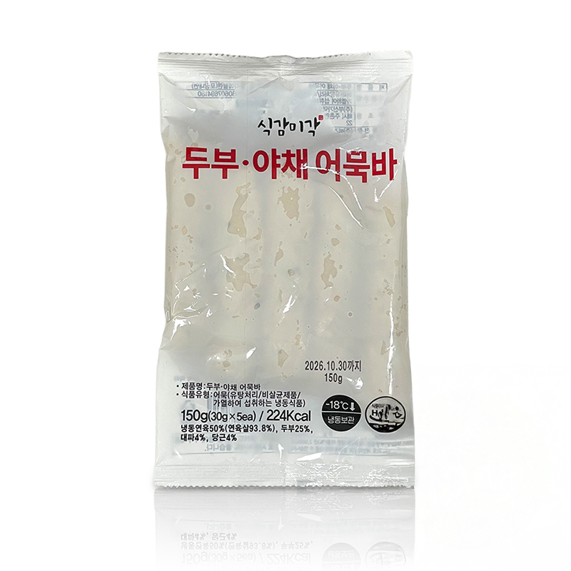 식감미각 두부야채어묵바 60개구매 후 3천원 적립 2