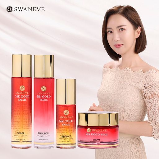 스와니브 리뉴얼 레드에디션 24k골드 기초 4종 1세트(토너+에멀전+에센스+크림)5%쿠폰+구매 후 5% 적립