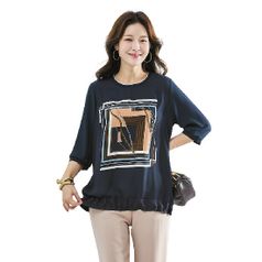 (알)오아로울도비컷트지블라우스_QBSFB011