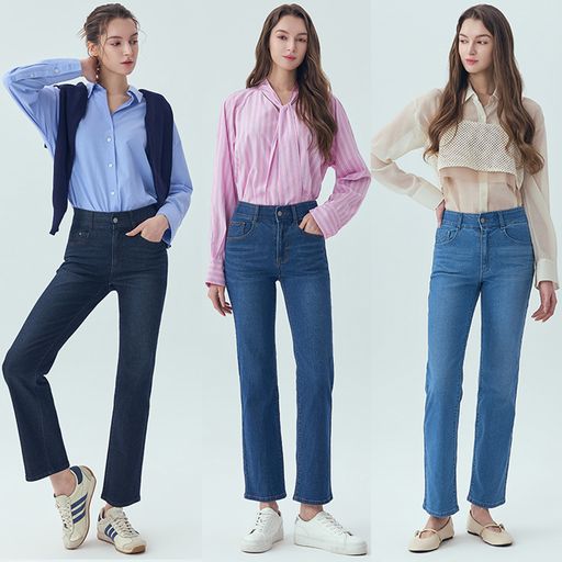 뱅뱅 여성 라이크라 릴렉스 데님팬츠 3종구매 후 3천원 적립