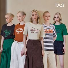 태그 레터링 면티블라우스 5종구매 후 5% 적립