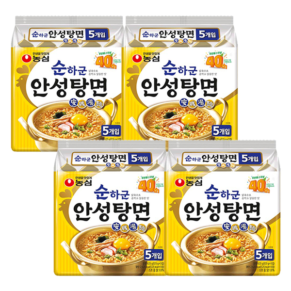 농심 농심 순하군 안성탕면 20봉e