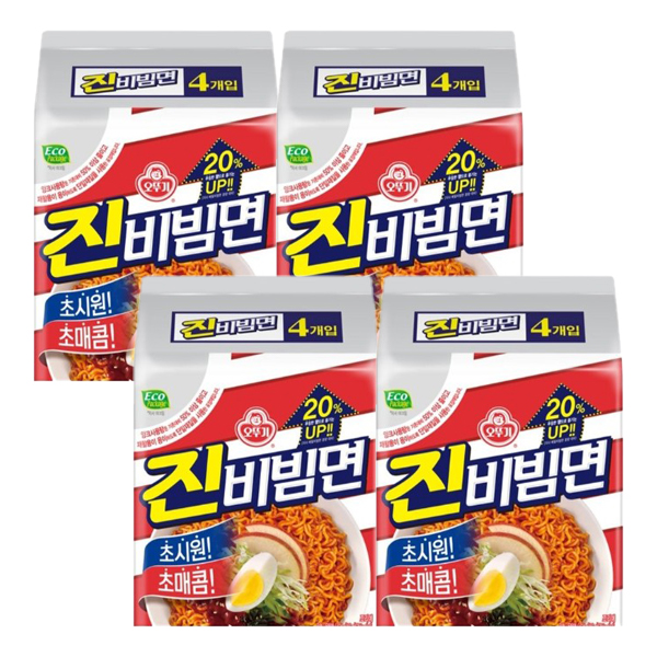 오뚜기 오뚜기 진비빔면 16봉e