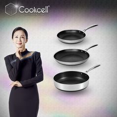 전인화의 블랙큐브 쿡셀 홀로그램 큐브팬 3종 세트(22cm 프라이팬+28cm 프라이팬+28cm 소테팬)5%쿠폰+구매 후 5% 적립