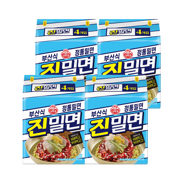 오뚜기 진밀면 4입 x 4개/총16입
