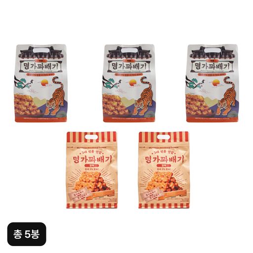 명가꽈배기 땅콩 3봉+참깨 2봉 (총 500g X 5봉)구매 후 3천원 적립